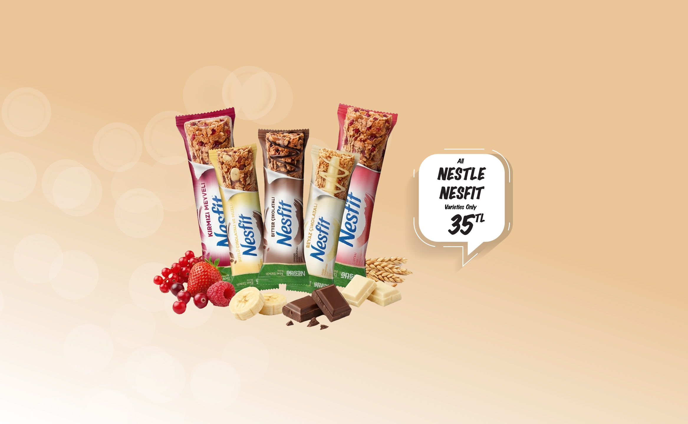 Nestlé Nesfit Varieties Only 35 TL in Our Minimarkets